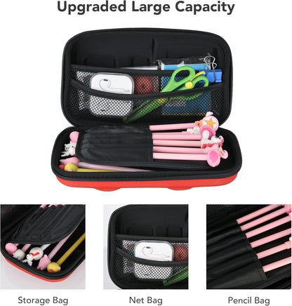 Rockpapa Large Pencil Cases, Big Pencil Case for Boys & Girls, Small Storage Box for School Students Boys Teens Kids Toddlers