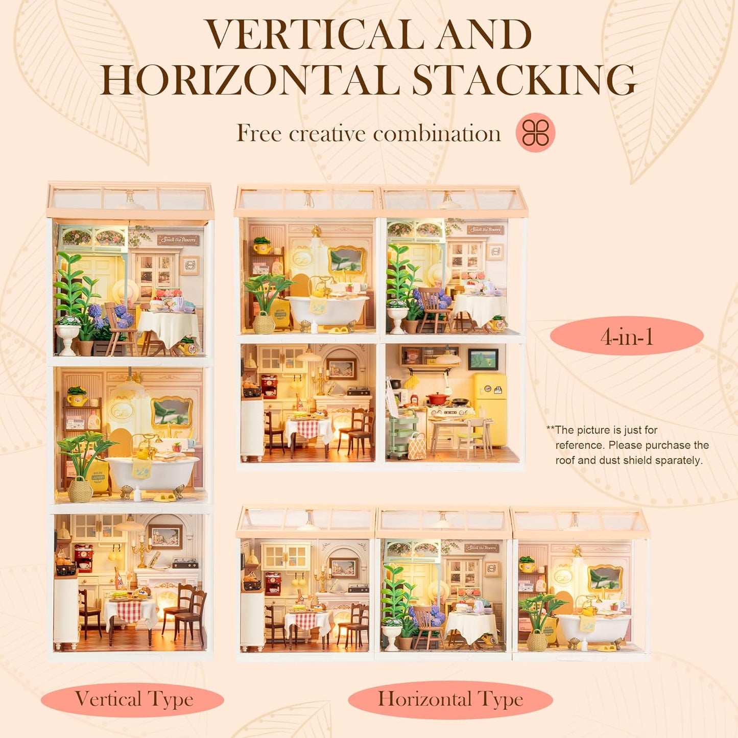 Purilite Select Super Creator DIY Plastic Miniature House