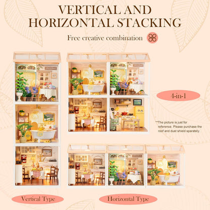 Purilite Select Super Creator DIY Plastic Miniature House