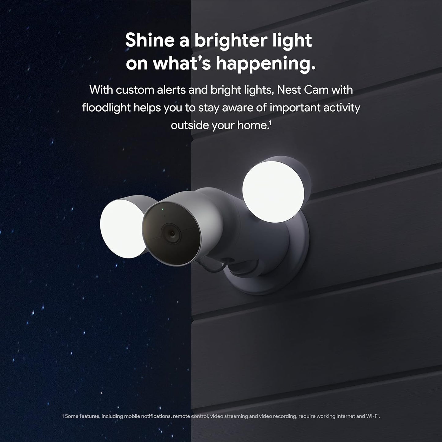 Google Nest Security Cam (Wired) - 2nd Generation - Snow
