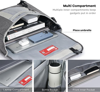 OIWAS Messenger Bag - Messenger Bag Men, Satchel Bags for Women, Lightweight Computer Bag, School Book Bag - PuriLite