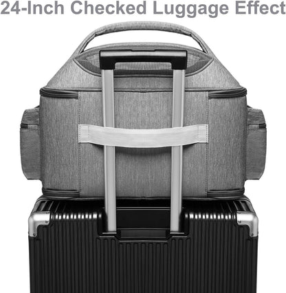 Large Pet Carrier for Cat and Small Dog, Fits 20 lbs Fat Cat, Soft-Sided Pet Travel Carrier, Cat Bed