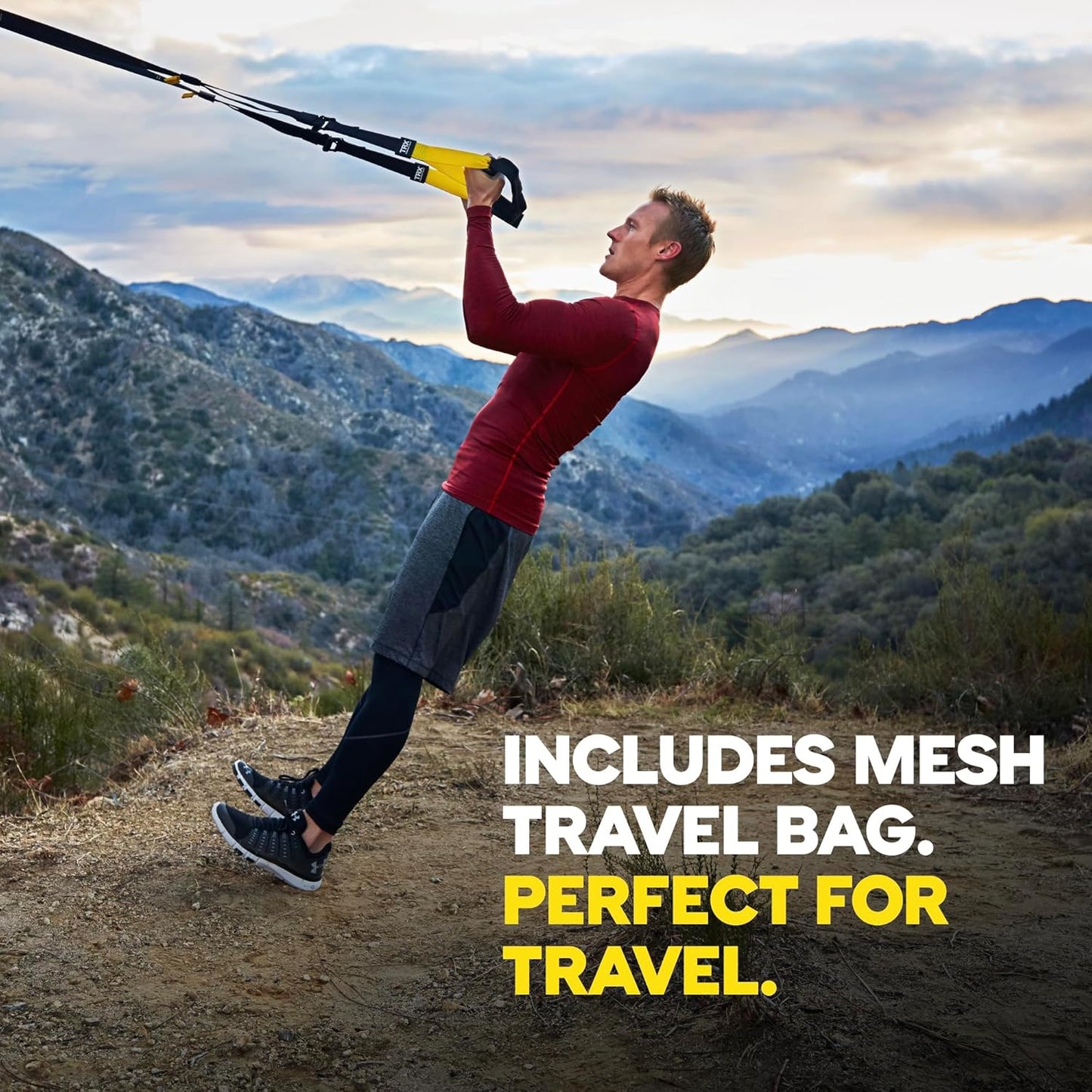 TRX All In One Suspension Training System: Full Body Workouts for Home, Travel, and Outdoors | Includes Indoor & Outdoor Anchors, Workout Guide and Video Downloads