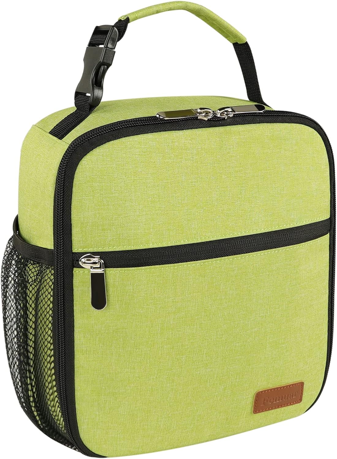 Lunch Box for Men Women Adults Small Lunch Bag for Office Work Picnic - Reusable Portable Lunchbox, Black
