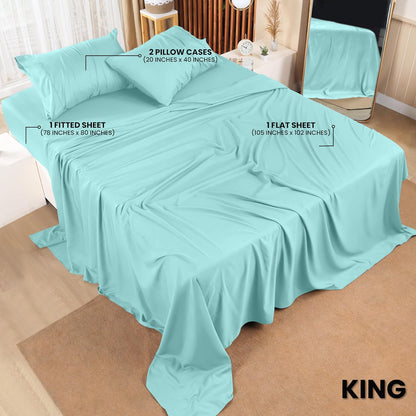 Utopia Bedding Queen Bed Sheet Set - 4 Piece Bedding - Soft Brushed Microfiber Fabric - Shrinkage & Fade Resistant - Easy Care (White)