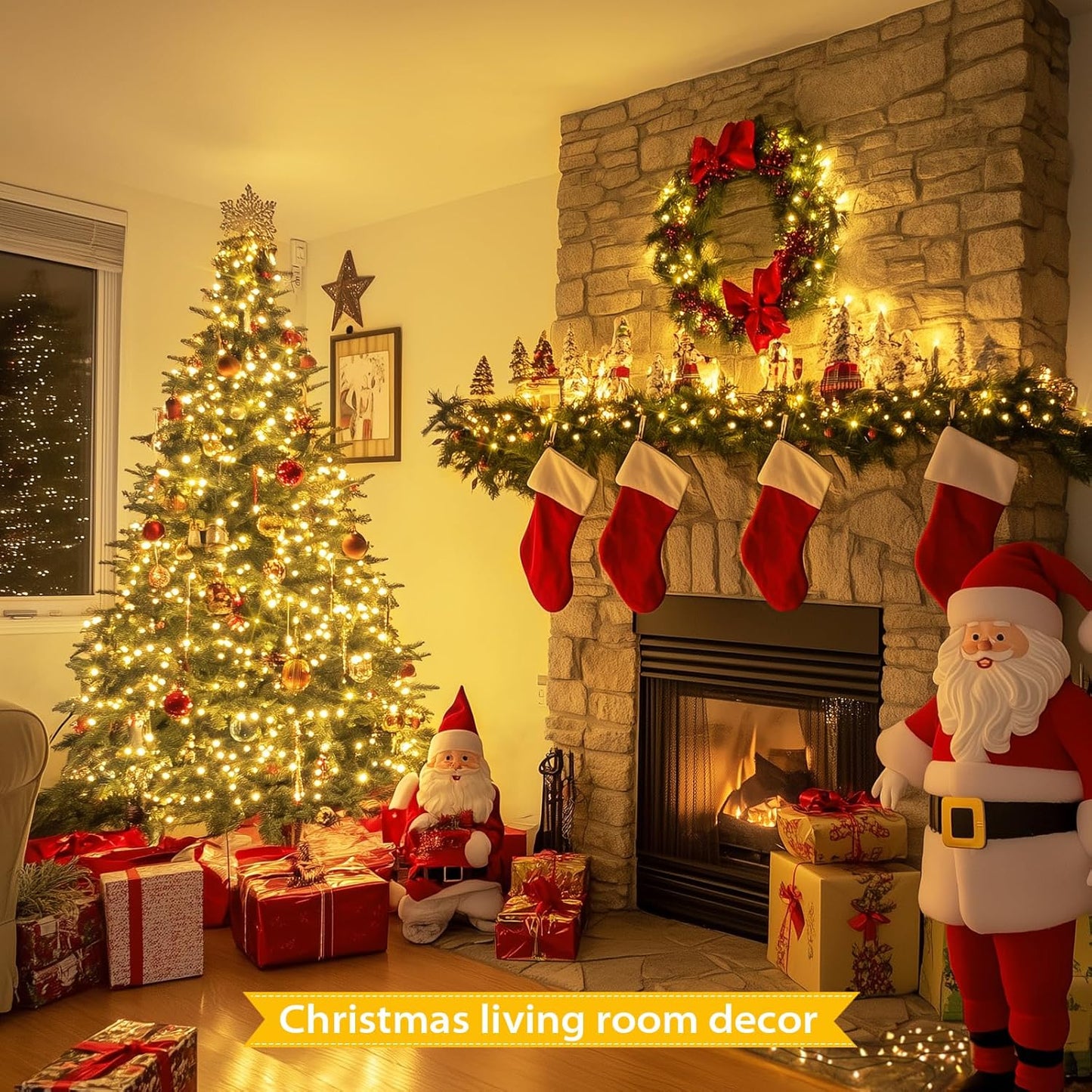 JMEXSUSS 66ft 200 LED Halloween Lights Outdoor, Orange String Lights Clear Wire, 8 Modes Orange Halloween Christmas String Lights Plug in for Tree Indoor Patio Garden Thanksgiving Decorations