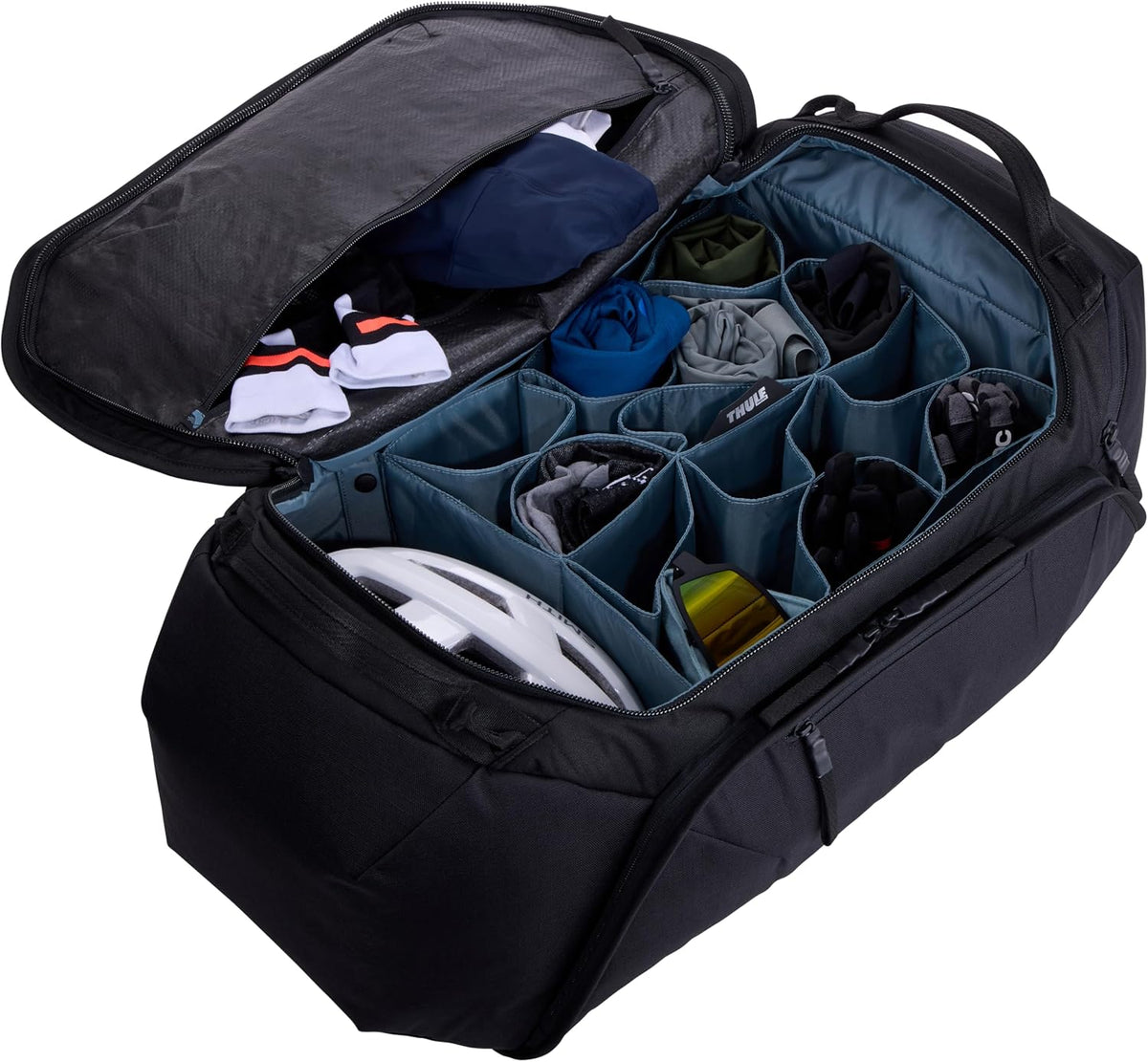 Thule RoundTrip Bike Gear Duffel 55L, Water Resistant, Black