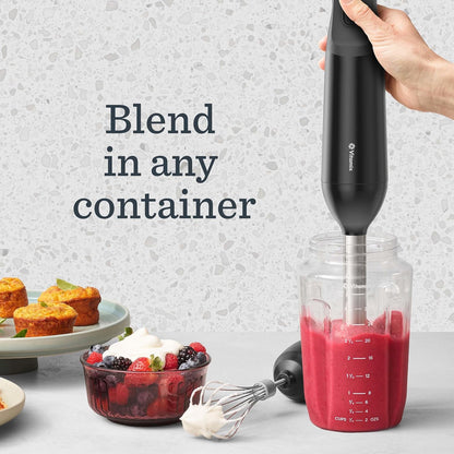 Vitamix 2-Speed Immersion Blender + Whisk Attachment, 350-Watt Motor, Black