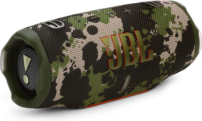 JBL Charge 5 Portable Bluetooth Speaker with Deep Bass, IP67 Waterproof and Dustproof, Up To 20 Hours of Playtime, Built-in Powerbank - Black