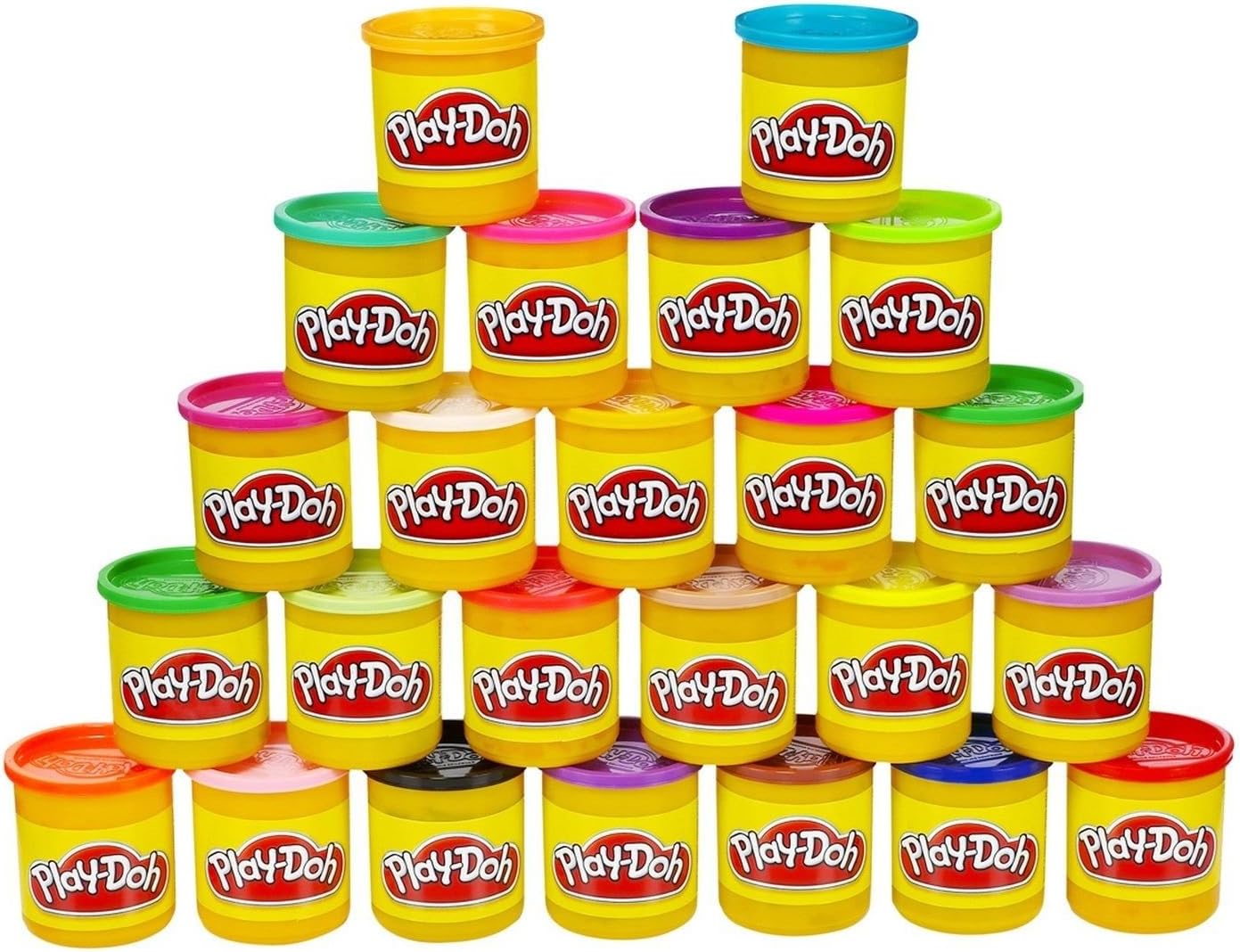 Play-Doh 24-Pack of Colors, Frustration-Free Packaging
