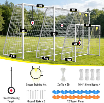 Suteck 6x4 Soccer Goal for Backyard