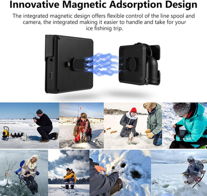 2026 Underwater Fishing Camera - FishPRO® 4.3'' 5,000mAh, (NO Need Learn) Ice Fishing Camera Fish Finder Gift for Men, 3-Grade IR, USB-C, 1000TVL, 50ft Cable, (Easy to Use for Any Age) Ice Fish Camera