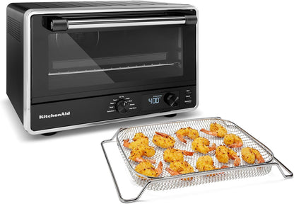 KitchenAid Digital Air Fryer Countertop Oven, KCO124BM, Black Matte