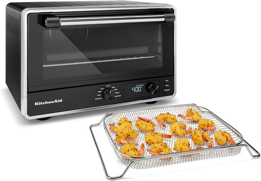 KitchenAid Digital Air Fryer Countertop Oven, KCO124BM, Black Matte