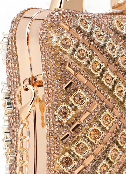 Elsblossion Clutch Purses for Women, Formal Evening Bag, Sparkly Rhinestone Purse for Party, Prom, Wedding