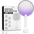 PALONE Bug Zapper Racket 3000V Electric Swatter 3 Layers Lamp Indoor Zapper Without Waving Hands for Kitchen, Home, Garden and Outdoors
