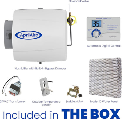 Aprilaire 600M Whole-House Humidifier with Manual Control