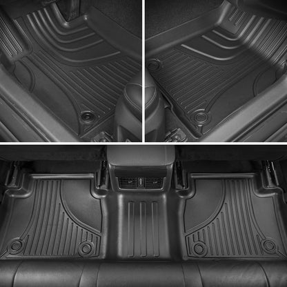 AOMSAZTO Floor Mats & Trunk Mat for 2024 2025 Chevy Equinox EV (Non Fuel),TPE All Weather Protection 2 Rows Car Floor Liners with Cargo Liner for Chevrolet Equinox EV (Non Fuel)