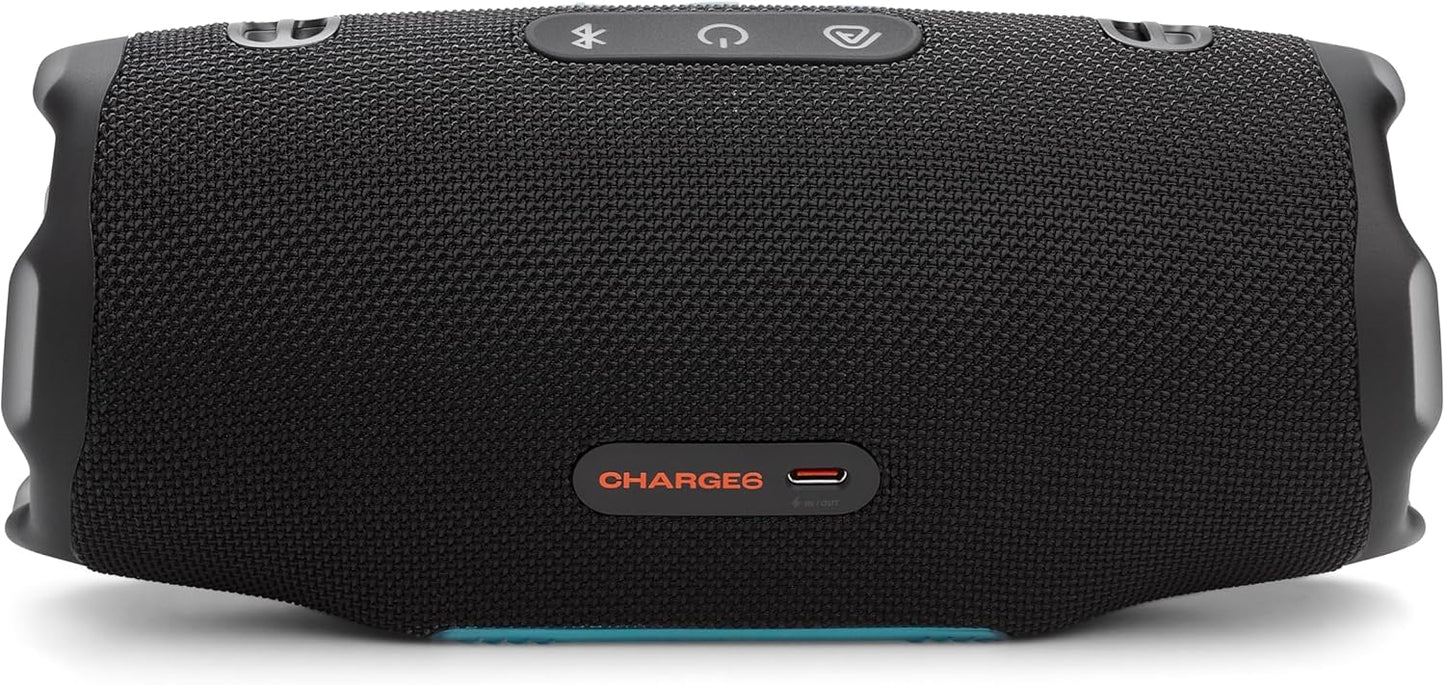 JBL Charge 5 Portable Bluetooth Speaker with Deep Bass, IP67 Waterproof and Dustproof, Up To 20 Hours of Playtime, Built-in Powerbank - Black