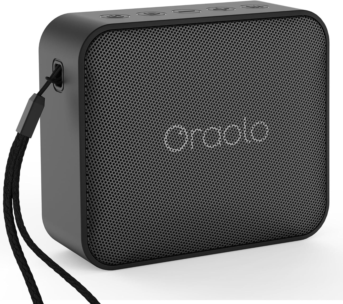 Oraolo Bluetooth Speaker, IPX6 Waterproof Portable Bluetooth Speaker with Stereo Sound, Bluetooth 5.0, TWS Pairing, Support AUX/TF Card, Small Wireless Speaker for Home, Shower, Outdoors, Travel