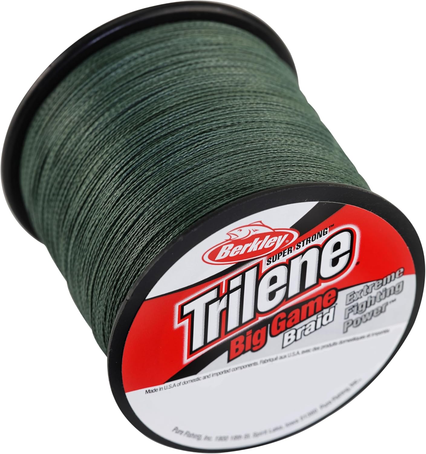 Trilene Big Game Braid-Quarter Spools-Lo-Vis Green-20lb