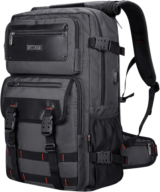 WITZMAN Carry On Travel Backpack for Men Duffle Bags Fit for 17 Inch Laptop Airline Approved Laptop Backpack - PuriLite