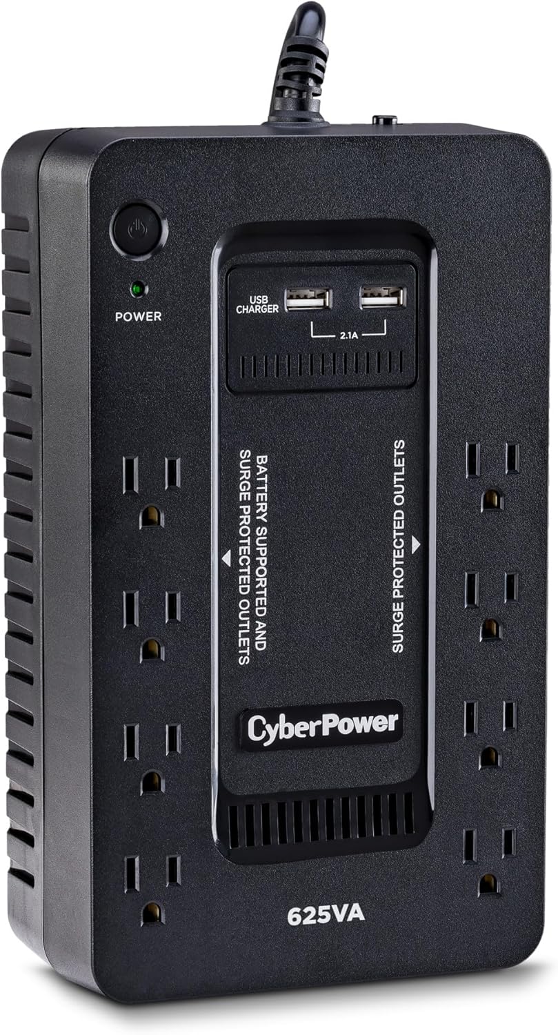 CyberPower ST425 Standby UPS System, 425VA/260W, 8 Outlets, Compact
