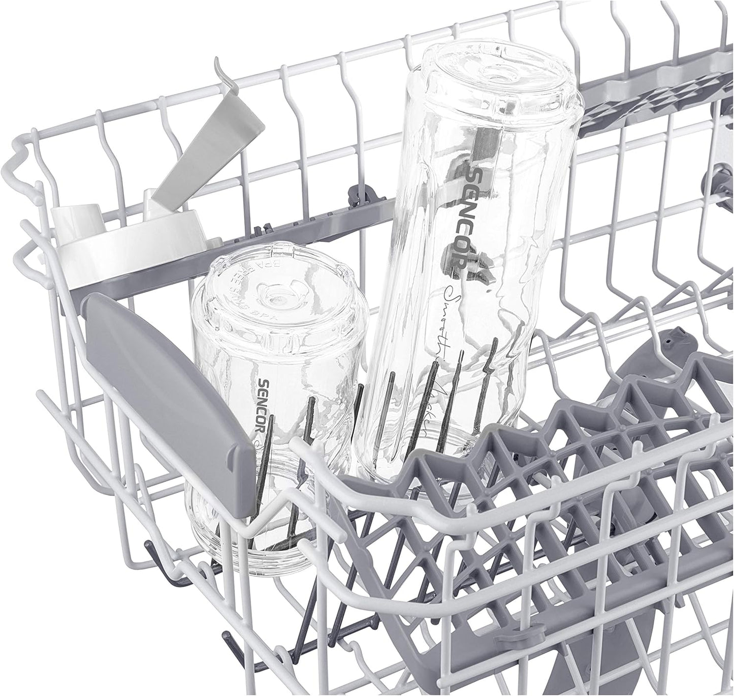 Sencor SBL2200WH 300W Smoothie Blender with 2 Impact Resistant BPA Free Bottles, White