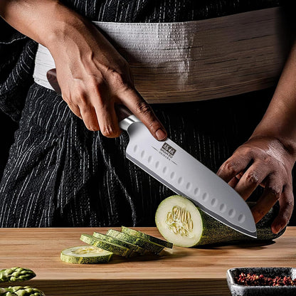 SHAN ZU Fillet Knife 7 inch, Razor Sharp Boning Knife for Meat in 10Cr15Mov Japanese High Carbon Steel Fish Knife, Professional Kitchen with Flexible Blade and Ergonomic Pakkawood Handle