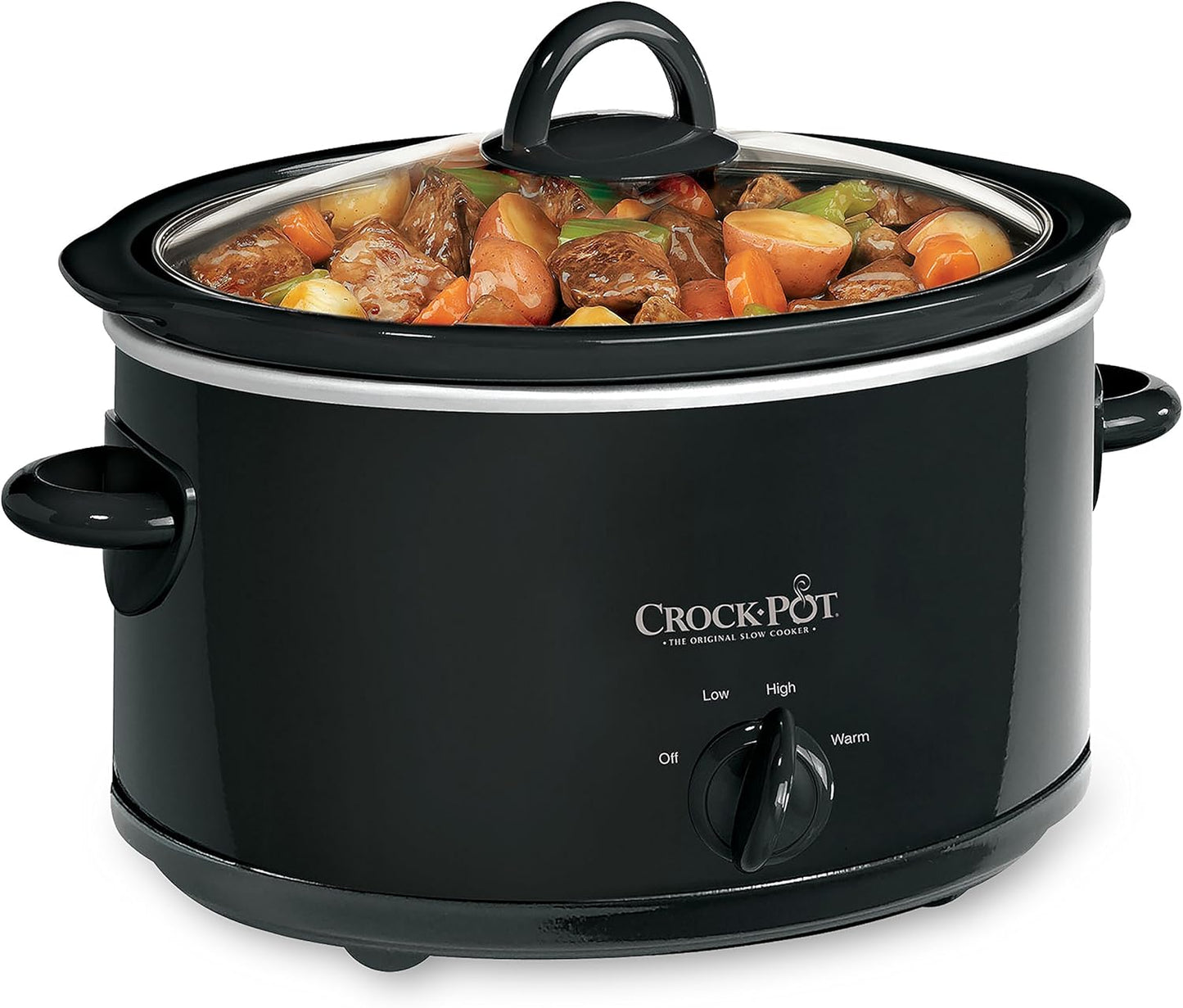 Crock-Pot 7-Quart Oval Manual Slow Cooker | Stainless Steel (SCV700-S-BR)