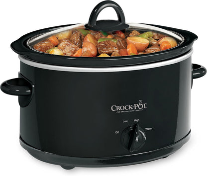 Crock-Pot 7-Quart Oval Manual Slow Cooker | Stainless Steel (SCV700-S-BR)