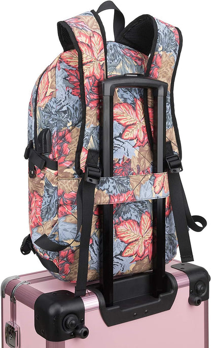 Tzowla Laptop Travel Slim School Backpack Water Resistant Anti-Theft Bag with USB Charging Port and Lock 15.6 Inch Computer Business Backpacks for Men Women College Student Gift,Bookbag Casual Daypack