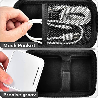 Case Compatible with TP-Link AC750 Wireless Portable Nano Travel Router. Storage Carrying Organizer Holder for Power Adapter, Ethernet Cable and Other Accessories (Box Only)