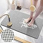 Bathtub Mat Non Slip Shower Mat, 40 x 100 cm, Soft Textured PVC Loofah Mat for Bathroom Inside Shower Anti Slip Bath Mat Bathroom Rug Carpet No Suction Cup, Quick Dry