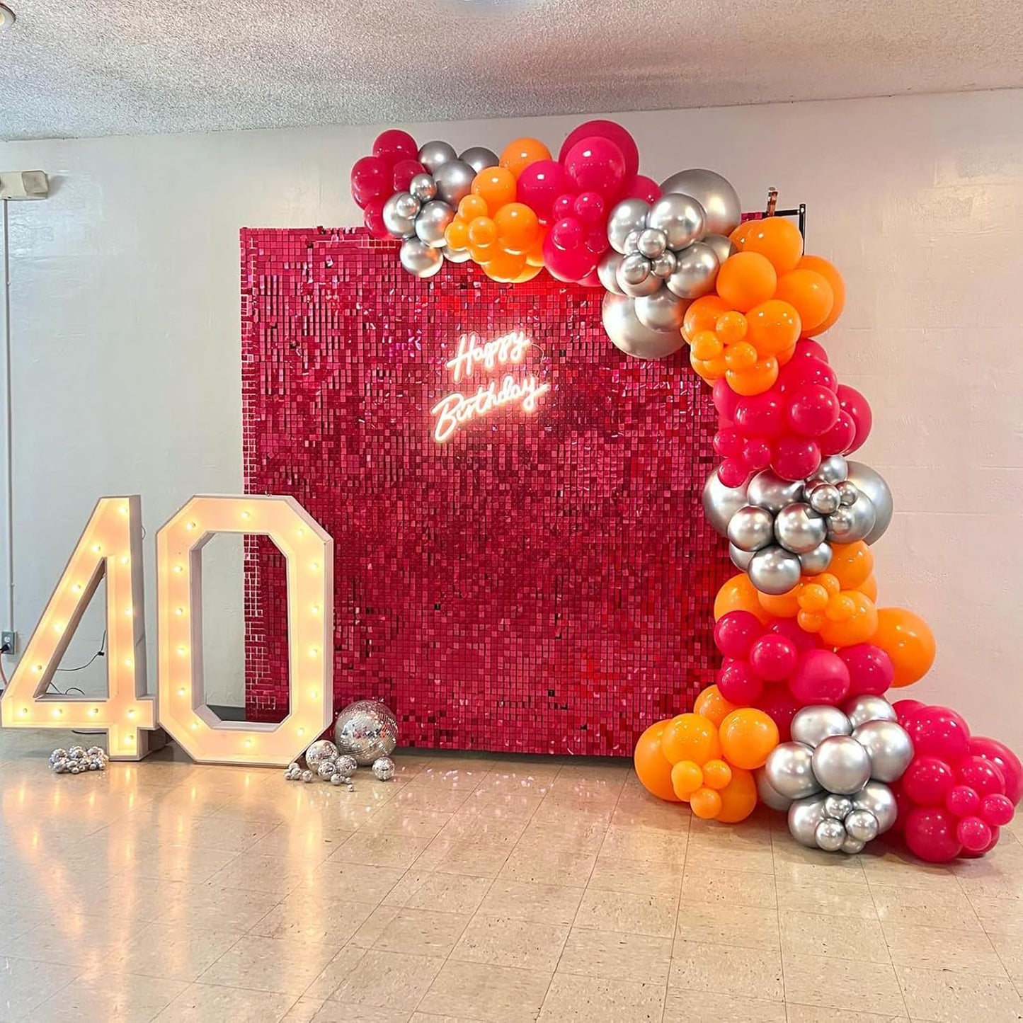 Gold Metallic Chrome Latex Balloon Arch Kit, 102PCS 18In 12In 10In 5In Arch Garland For Festival Picnic, Engagement, Wedding, Birthday Party, Gold Theme Anniversary Decoration With 33FT Ribbon