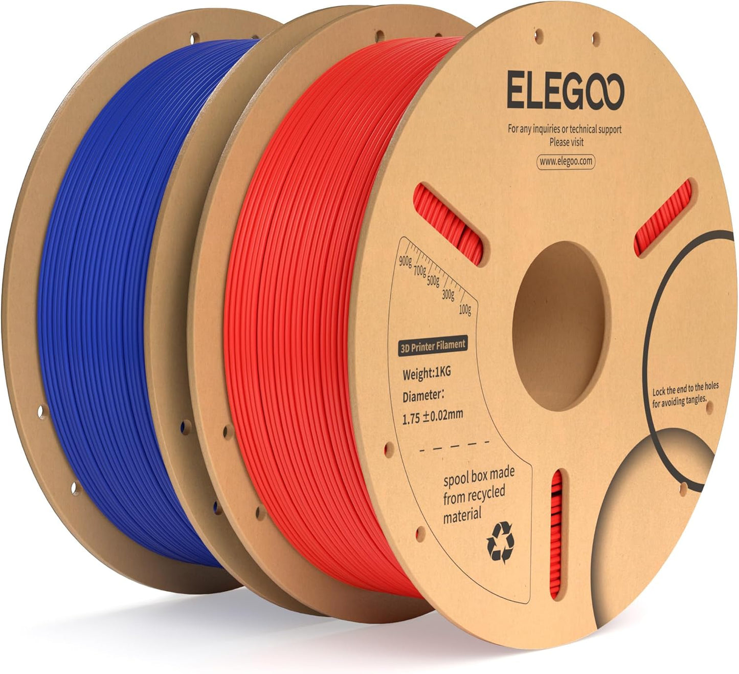 ELEGOO PLA+ Filament 1.75mm Black 4KG, PLA Plus 3D Printer Filament, Dimensional Accuracy +/- 0.02 mm, Tough & High Strength, Fit for Most FDM Printers(1KG/Spool, 2.2 lbs)