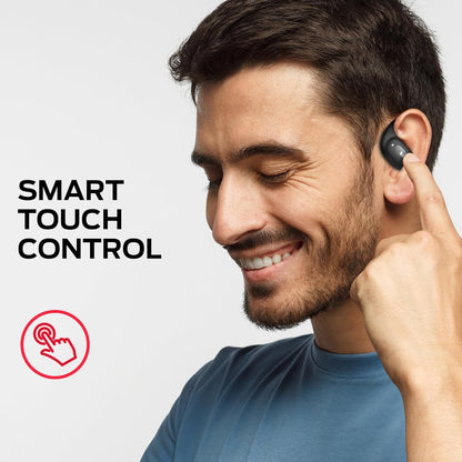 Monster Open Ear AC317 Headphones, Bluetooth 5.4 Wireless Headphones with Stereo Sound, Crystal Clear Calls, 24H Playback, Type-C Charging, Touch Control, Sweat Resistant Open Ear Wireless Earbuds