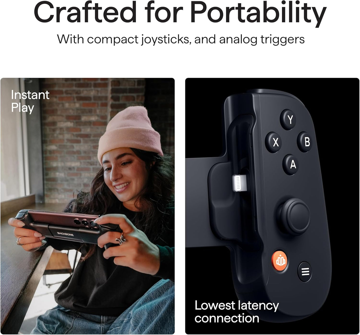 BACKBONE One Mobile Gaming Controller for iPhone (Lightning) - PlayStation Edition - 2nd Gen - Turn Your iPhone into a Gaming Console - Play Xbox, PlayStation & More (3 Months Apple Arcade Included)