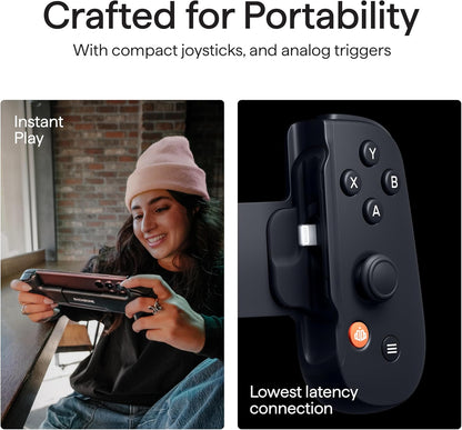 BACKBONE One Mobile Gaming Controller for iPhone (Lightning) - PlayStation Edition - 2nd Gen - Turn Your iPhone into a Gaming Console - Play Xbox, PlayStation & More (3 Months Apple Arcade Included)