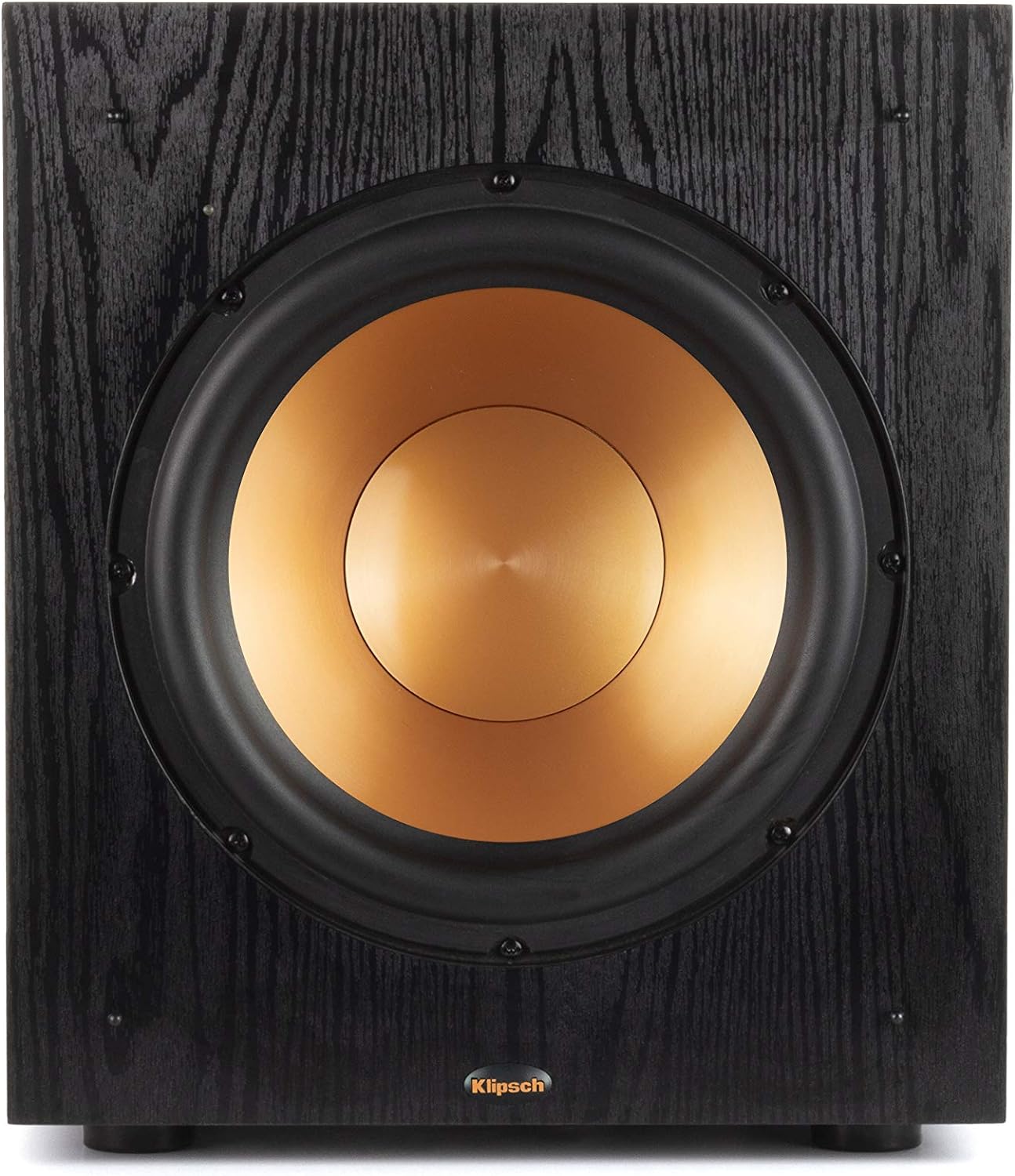 Klipsch Synergy Black Label Sub-100 10” Front-Firing Subwoofer with 150 Watts of Continuous Power, 300 watts of Dynamic Power, and All-Digital Amplifier for Powerful Home Theater Bass in Black