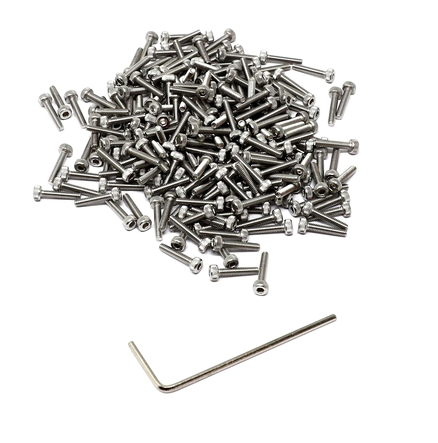 iexcell 25 Pcs M6 x 20mm Thread Pitch 1 mm Stainless Steel 304 Hex Socket Head Cap Screws Bolts Kit