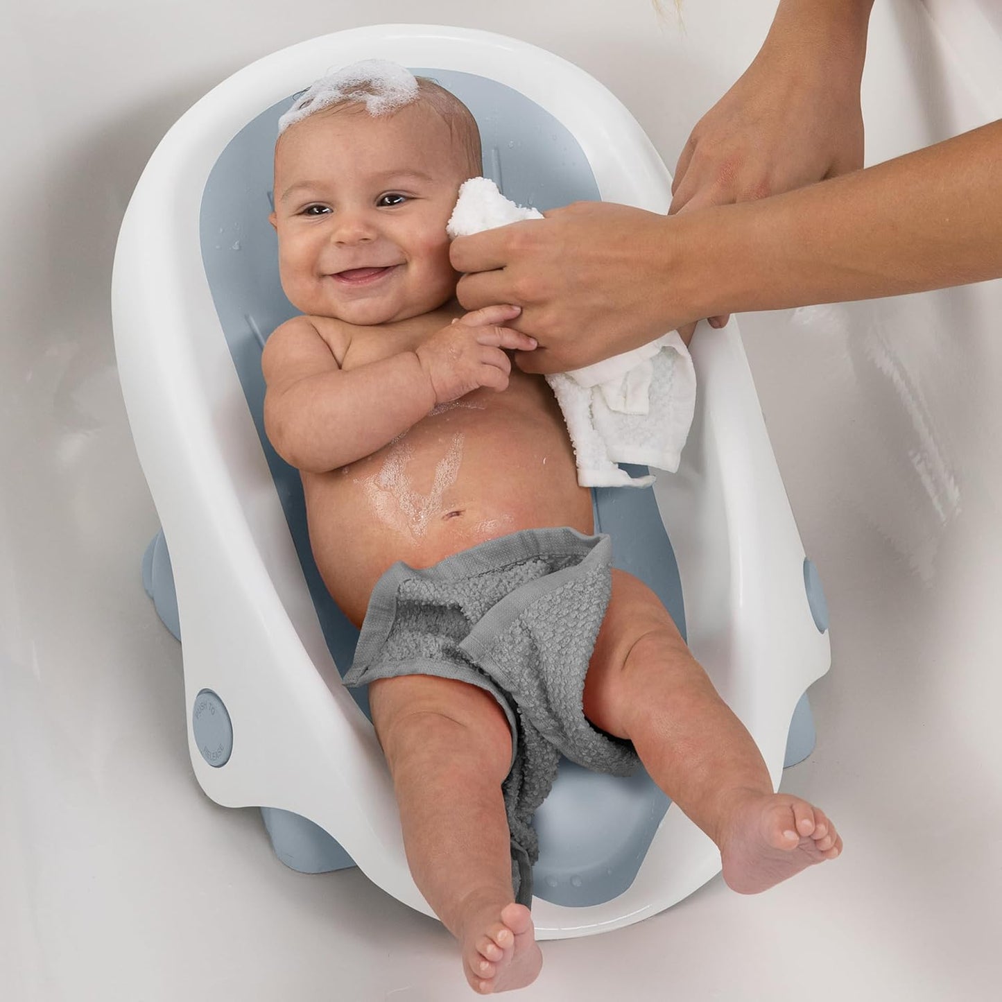 Summer Infant Clean Rinse Baby Bather, Gray