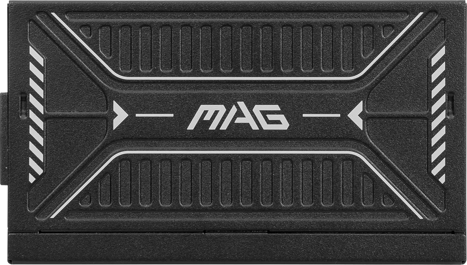 MSI MAG A750GL PCIE 5 Gaming Power Supply - Full Modular - 80 Plus Gold Certified 750W - Compact Size - ATX PSU - PuriLite