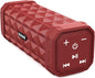 M99 Bluetooth Speaker, BUGANI Wireless Portable Speaker Stereo Sound, IPX5 Speaker, Built-in Microphone 24H Play, Bluetooth 5.0, USB-C Charging, Outdoor Speaker Suitable for Home Hiking, Red