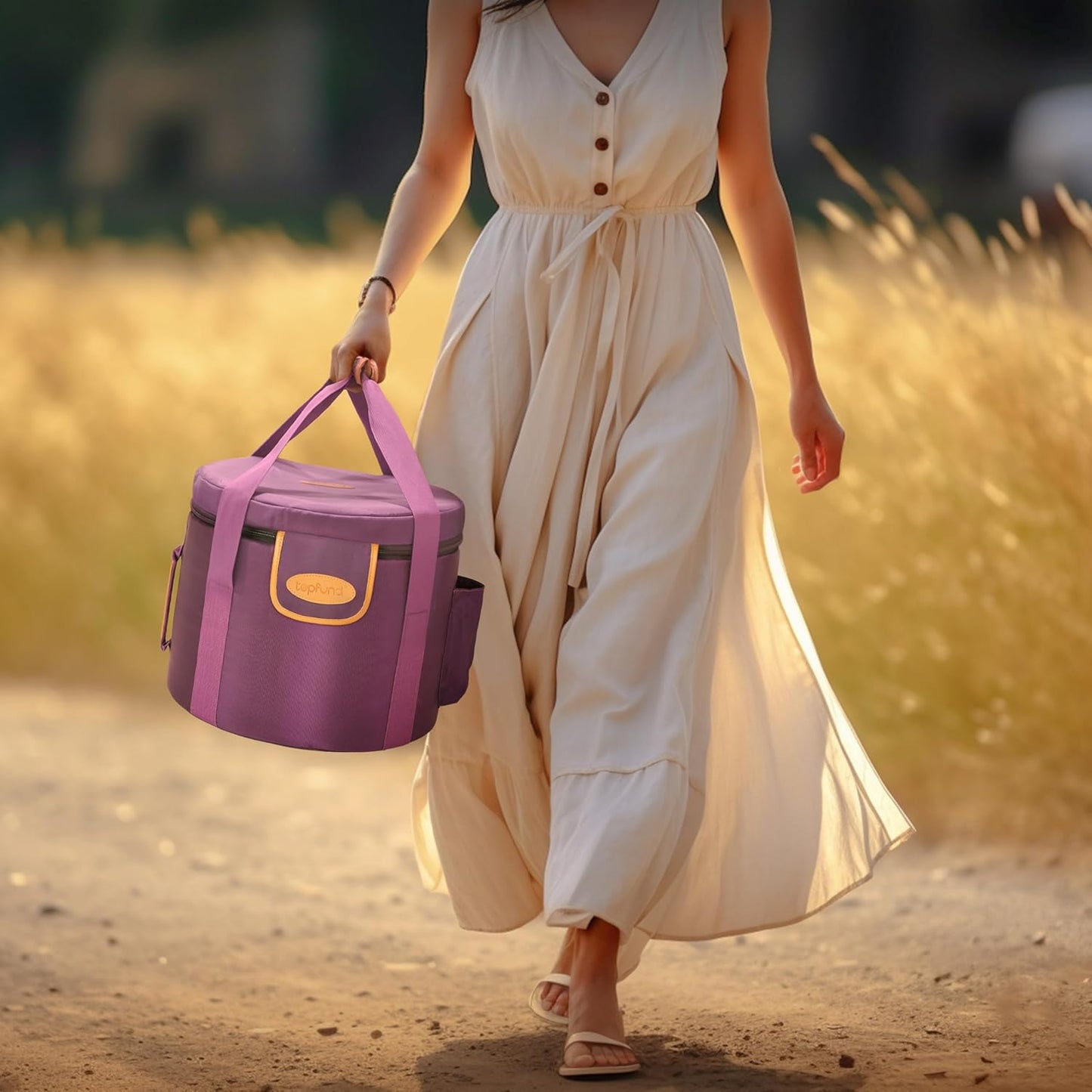 TOPFUND F Note Crystal Singing Bowl Heart Chakra 8 inch with Heavy Duty Carrying Case and Suede Striker