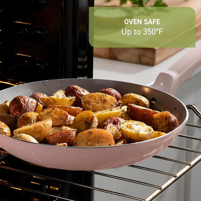 T-fal Refresh Ceramic Nonstick Cookware Set, 20-Piece, Pots and Pans Set