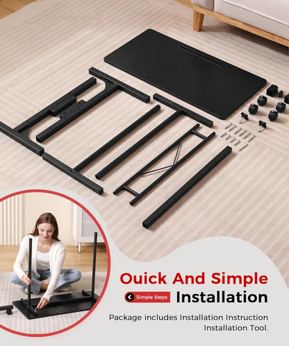 Purilite Select 32-Inch Adjustable Height Mobile Standing Desk