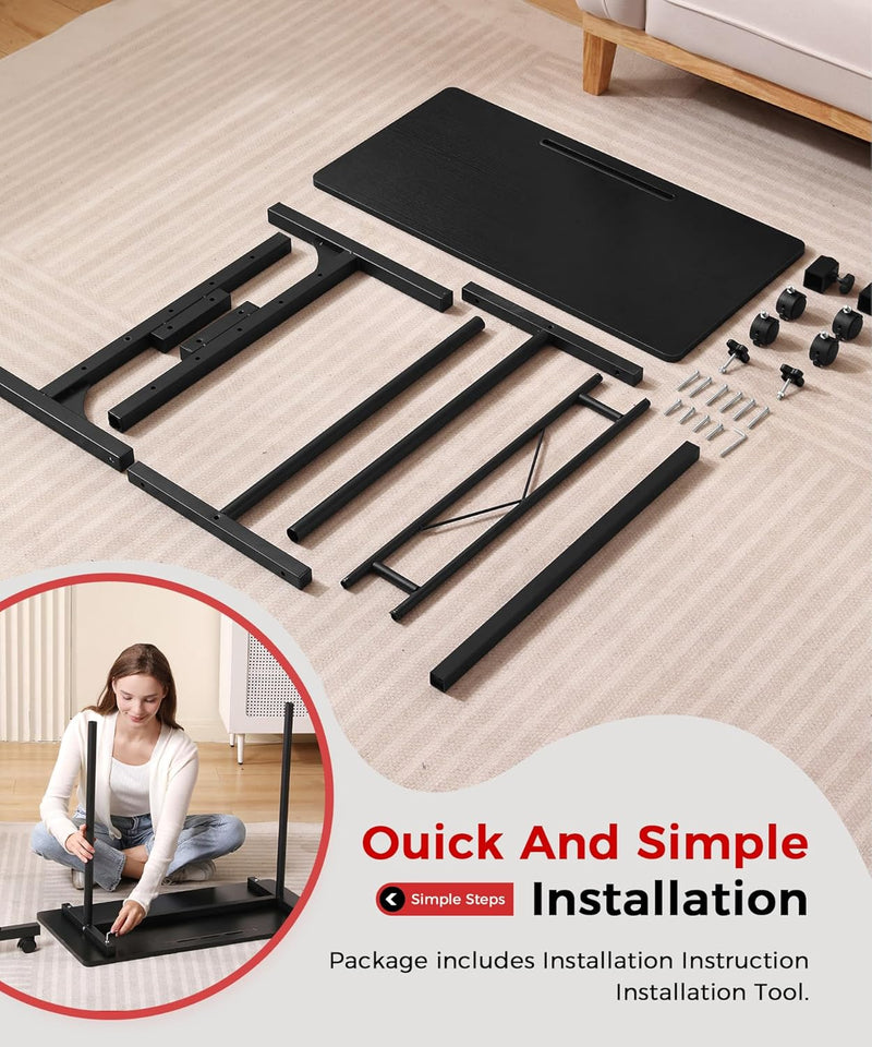 Purilite Select 32-Inch Adjustable Height Mobile Standing Desk