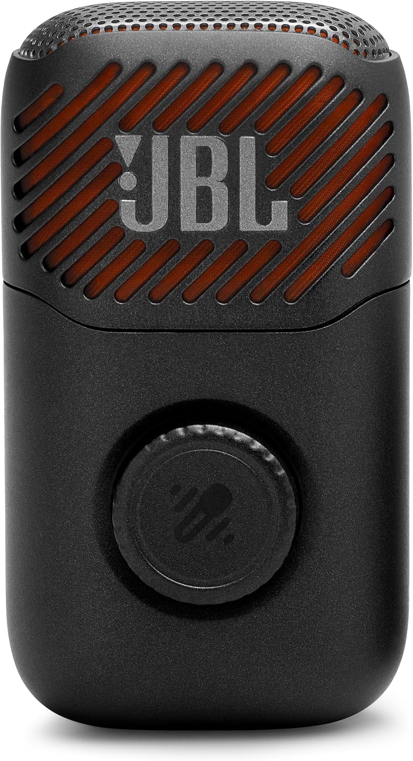 JBL Easysing Mic Mini - Portable AI-Powered Microphone with Real-time Vocal Removal - Black