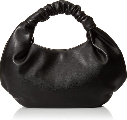 Purilite Select Women’s Faux Leather Ruched Handle Bag
